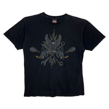 Load image into Gallery viewer, Harley-Davidson Hogs &amp; Guitar Biker Tee - Size L
