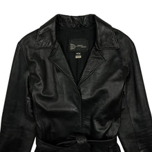 Load image into Gallery viewer, Women&#39;s Roots Passport Leather Trench Coat - Size M
