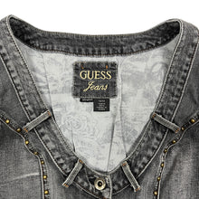 Load image into Gallery viewer, Women's Guess Jeans Studded Denim Vest - Size M
