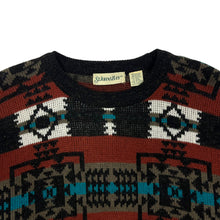 Load image into Gallery viewer, Aztec Print Knit Sweater - Size M
