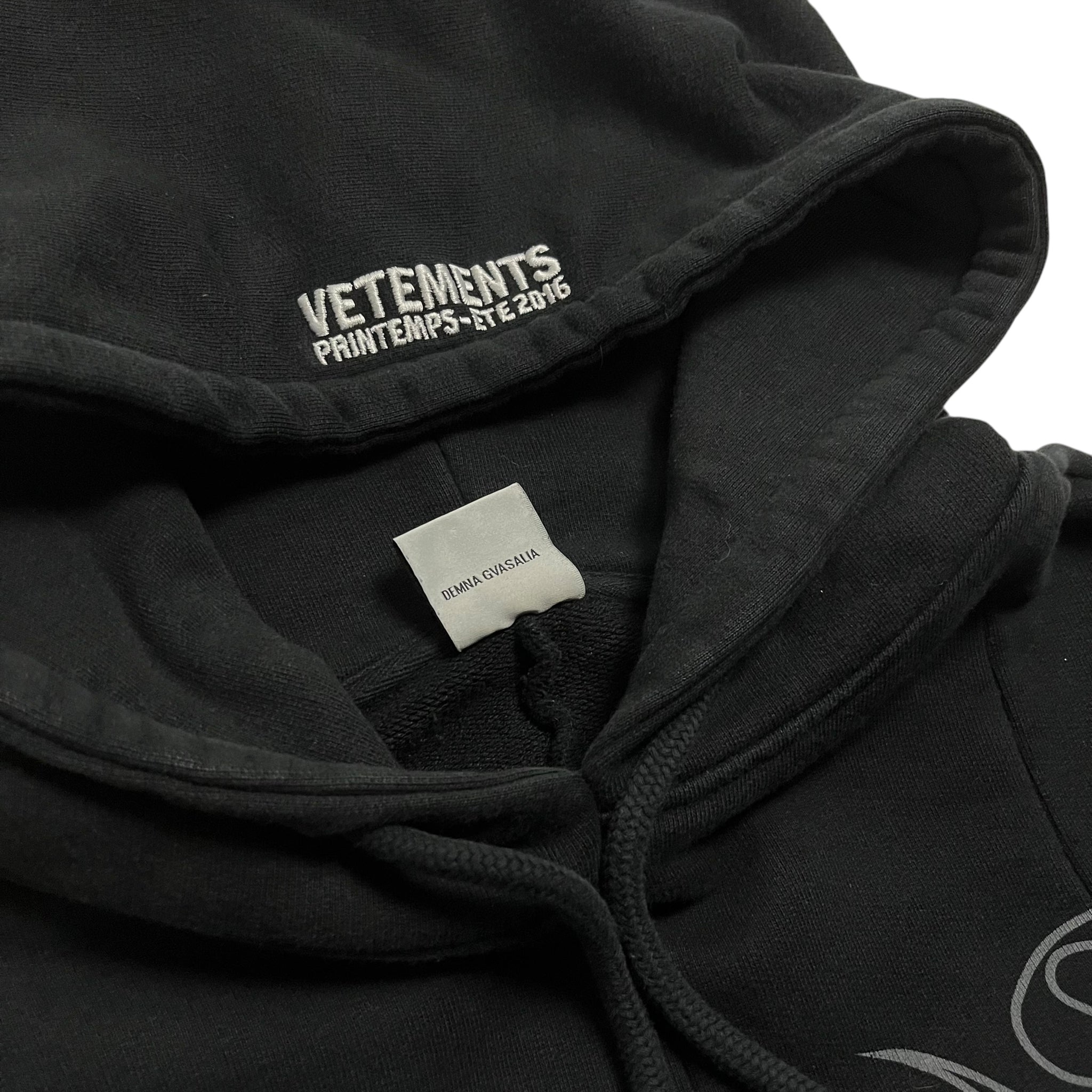2016 Vetements Deconstructed Demna Hoodie - Size XS – Snafu Studios