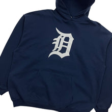 Load image into Gallery viewer, Detroit Tigers Suede Old English Logo Hoodie - Size XL
