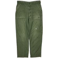 Load image into Gallery viewer, Distressed US Army OG-107 Trousers - Size 33&quot;
