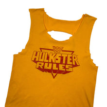 Load image into Gallery viewer, Hulk Hogan Hulkster Rules Distressed WWF Wrestling Tank - Size M
