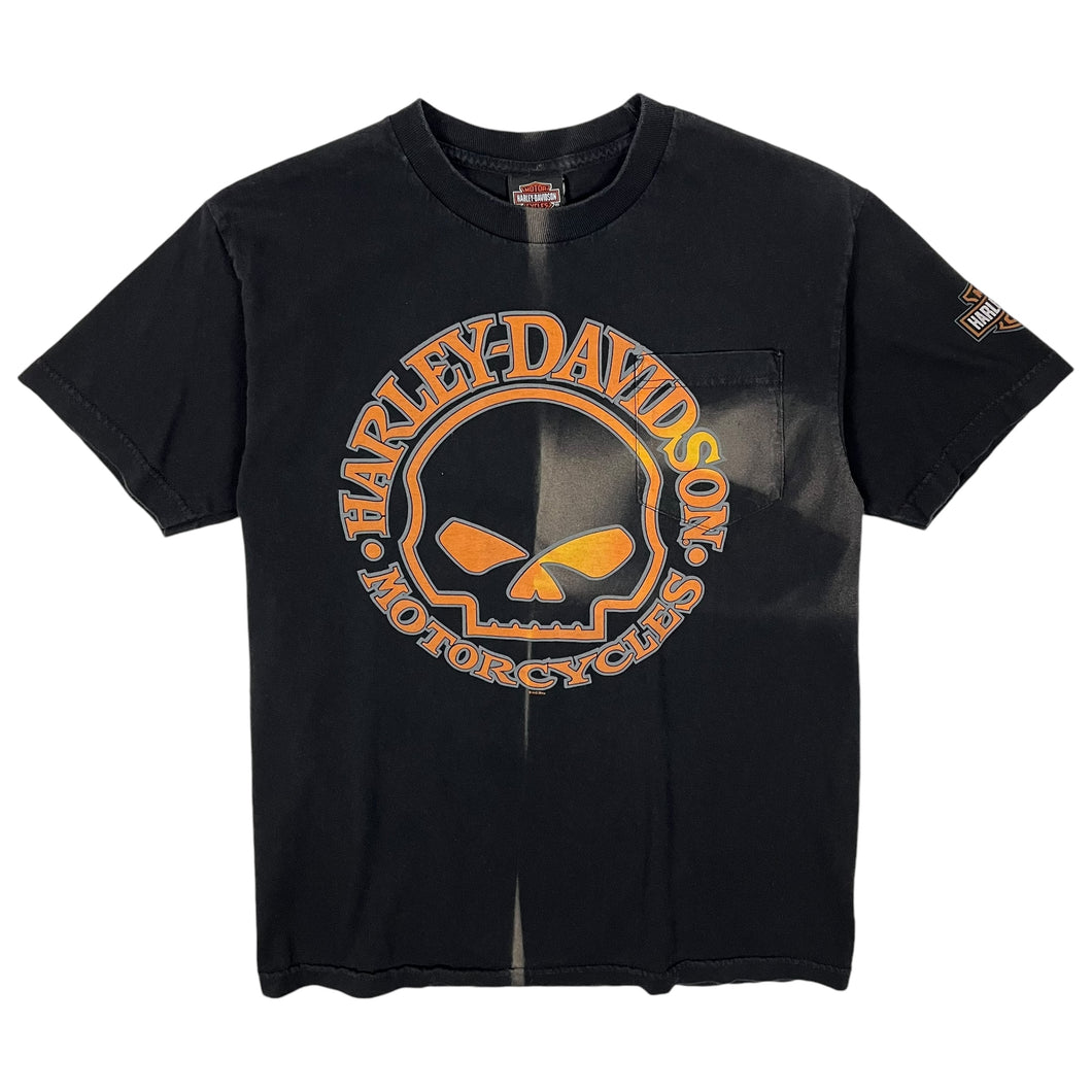 Harley-Davidson Bleached Out Pocket Tee - Size L