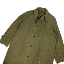 Load image into Gallery viewer, 1949 US Army Rubber Rain Dismounted Coat - Size M
