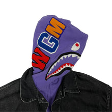 Load image into Gallery viewer, A Bathing Ape Shark Denim Trucker Jacket - Size XL
