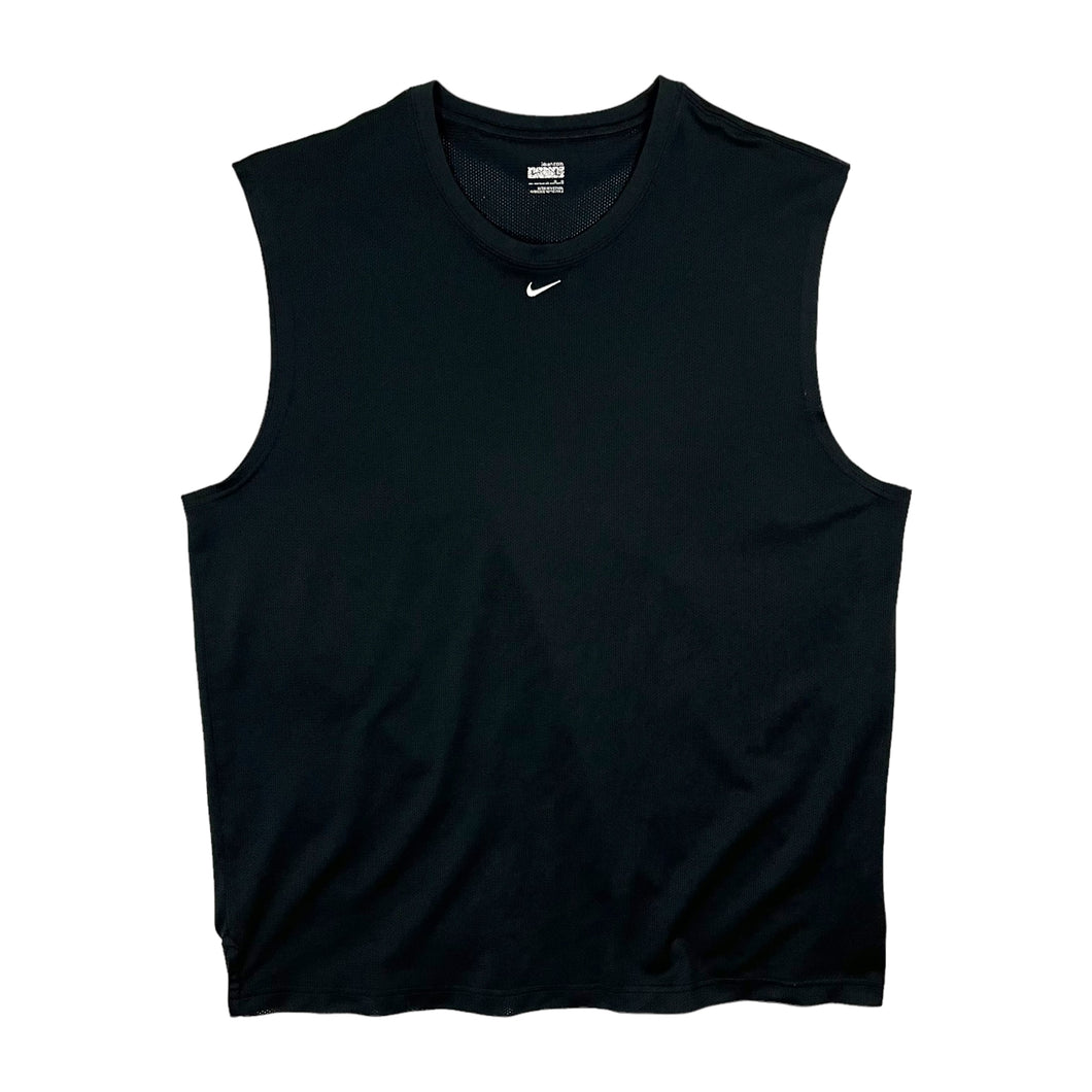 Nike Centre Swoosh Cut Off Tank Top - Size XL