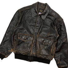 Load image into Gallery viewer, Avirex Type A-2 US Army Air Forces Leather Bomber Jacket - Size L
