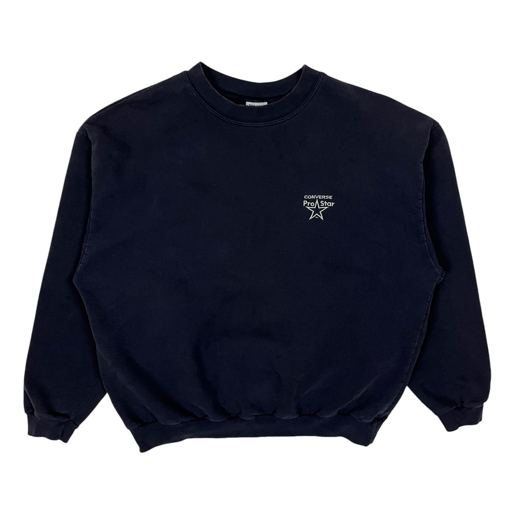 Converse Pro Star Embroidered Crewneck Sweatshirt - Size M