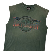 Load image into Gallery viewer, 1990 Sun Baked Harley-Davidson Star Logo Cut Off Tank - Size L
