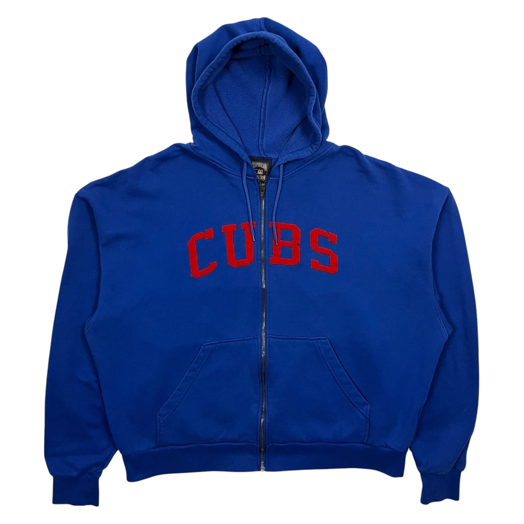 Chicago Cubs Coopers Town Collection MLB Zip Up Hoodie - Size XXL
