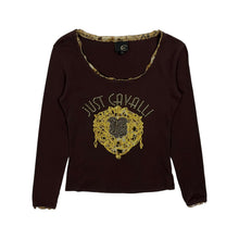 Load image into Gallery viewer, Women&#39;s Just Cavalli By Roberto Cavalli Long Sleeve Top - Size M
