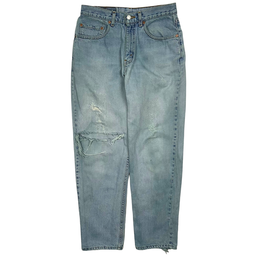 Distressed Levi's 550 Denim Jeans - Size 30