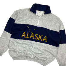 Load image into Gallery viewer, Alaska State Flag Quarter Zip Pullover - Size L

