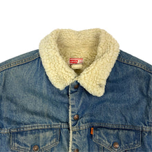 Load image into Gallery viewer, Levi's USA Made Shearling Denim Jacket - Size L/XL
