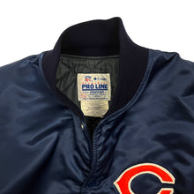Load image into Gallery viewer, Chicago Bears Starter Pro Line Satin Bomber Jacket - Size L
