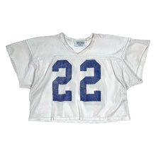Load image into Gallery viewer, Cropped USA Made #22 Sand-Knit Mesh Football Jersey - Size OSFA
