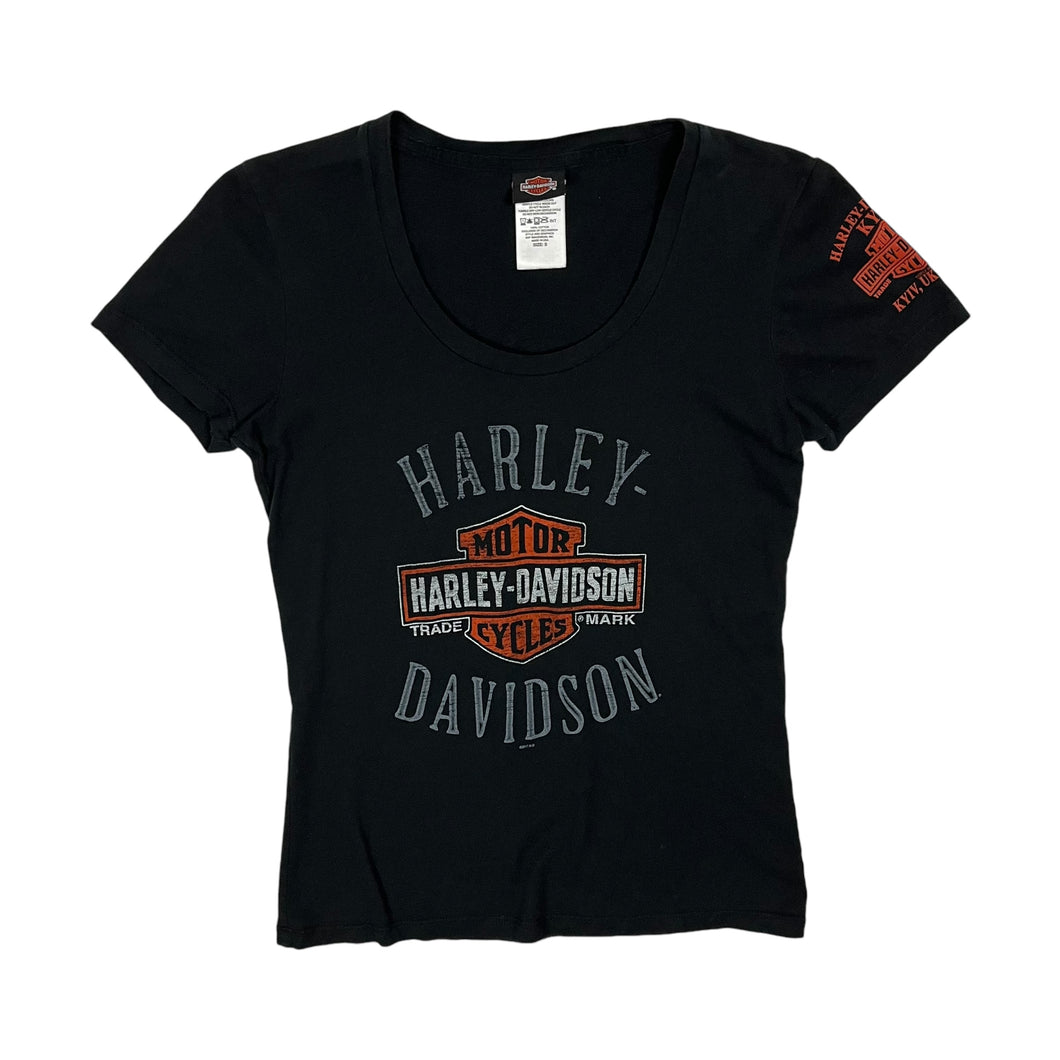 Women's Harley-Davidson Skull & Crossbones Tee - Size S