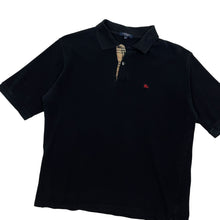 Load image into Gallery viewer, Burberry London Nova Check Knit Polo - Size L
