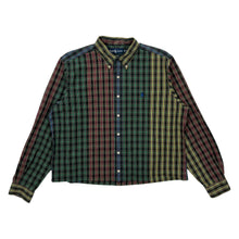 Load image into Gallery viewer, Ralph Lauren Multi Plaid Raw Hem Button Down - Size M/L
