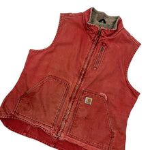 Load image into Gallery viewer, Carhartt Fleece Lined Work Vest - Size M
