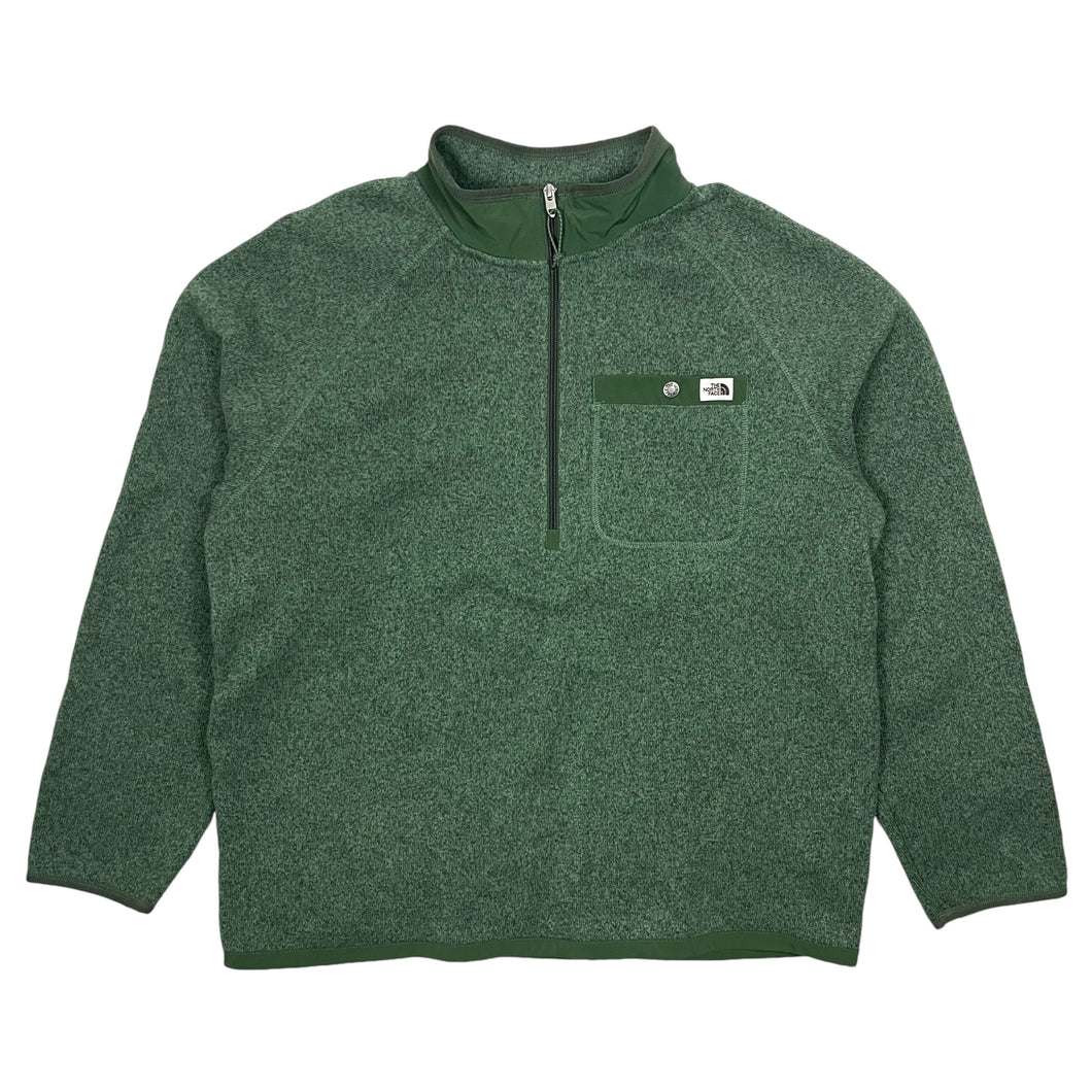 The North Face Half Zip Sherpa Lined Pullover - Size XL