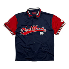 Load image into Gallery viewer, Exco New York Script Logo Button Up Baseball Jersey - Size XL
