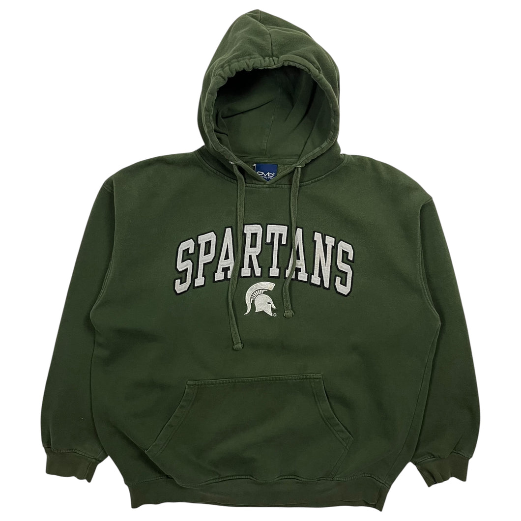 Michigan State Spartans Embroidered Logo Hoodie - Size XL