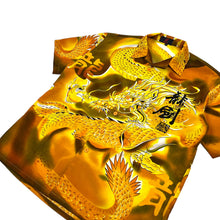 Load image into Gallery viewer, All Over Print Dragon Motif Button Up - Size XL
