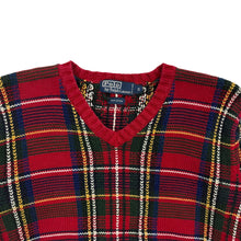 Load image into Gallery viewer, Polo By Ralph Lauren Plaid Knit Sweater - Size S
