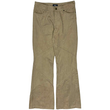 Load image into Gallery viewer, Women&#39;s Mexx Suede Panelled Low Rise Flared Trousers - Size XS/S
