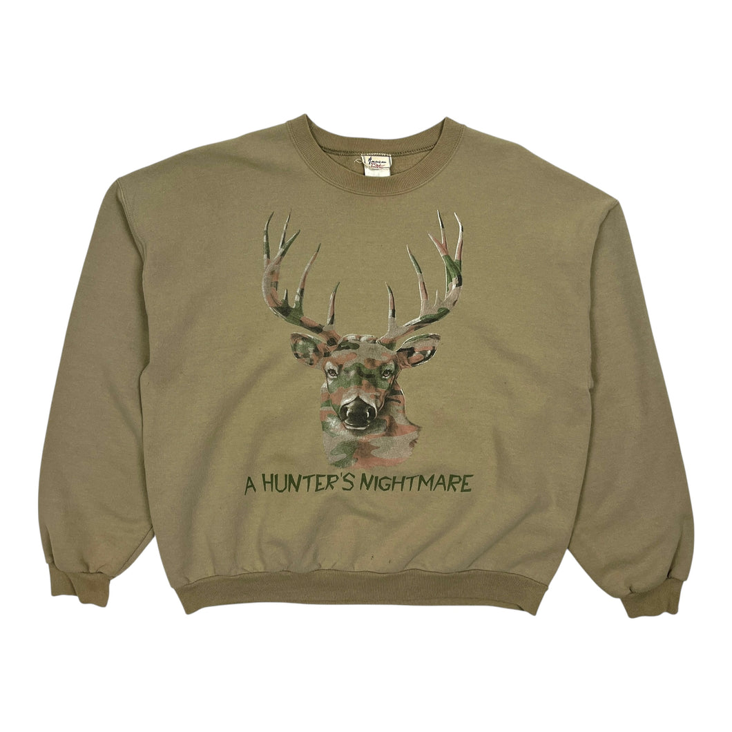 A Hunters' Nightmare Crewneck Sweatshirt - Size M/L