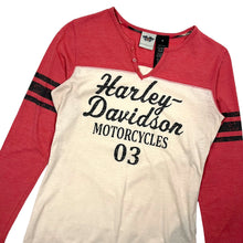 Load image into Gallery viewer, Women&#39;s Harley-Davidson Henley Long Sleeve - Size M
