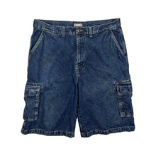 Load image into Gallery viewer, Utility Baggy Denim Cargo Shorts - Size 36&quot;
