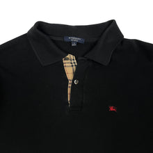 Load image into Gallery viewer, Burberry London Nova Check Knit Polo - Size L

