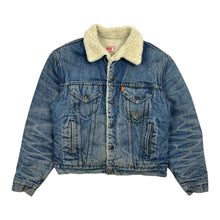 Load image into Gallery viewer, Levi's Orange Tab Sherpa Lined Denim Jacket - Size L
