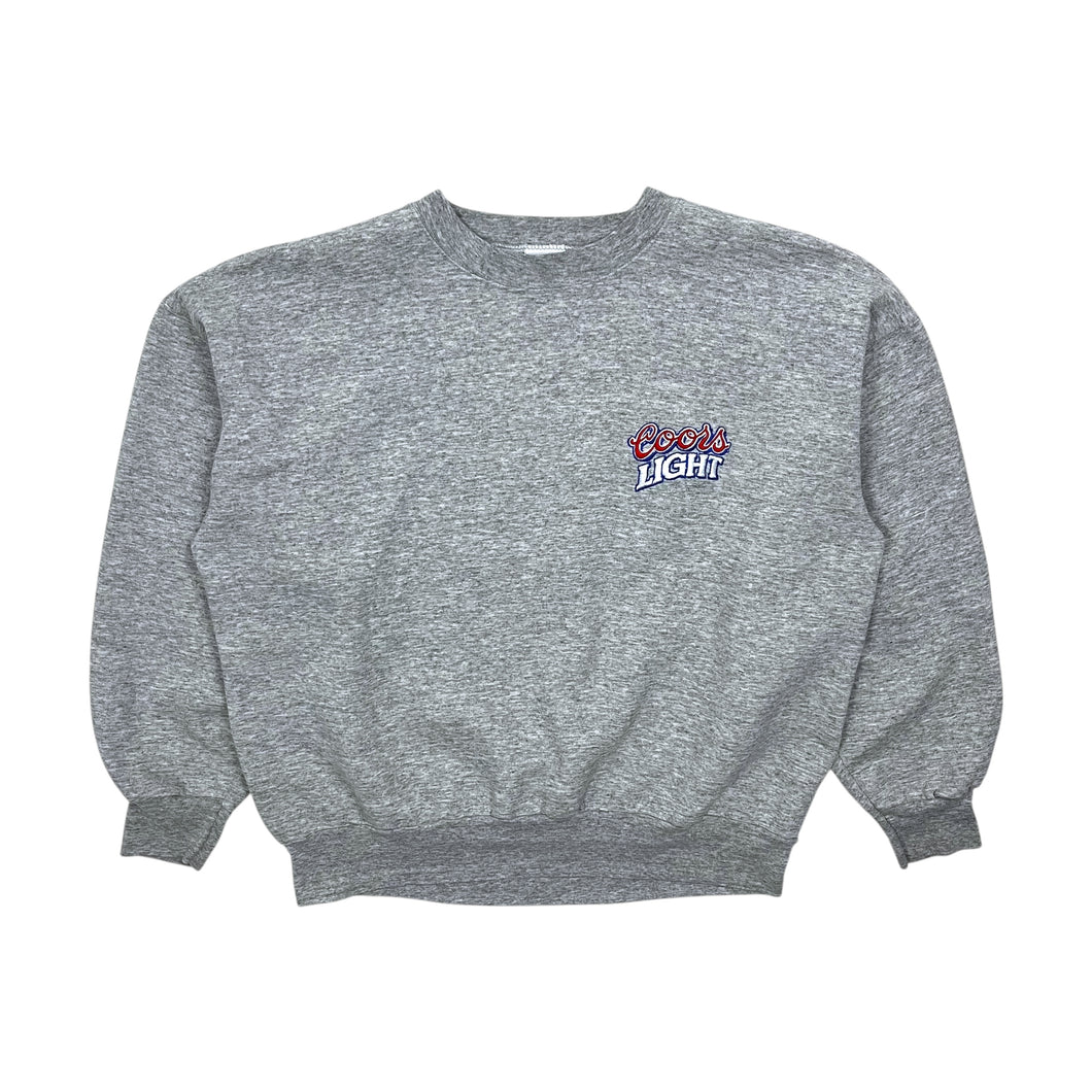 Coors Light Embroidered Crewneck Sweatshirt - Size M