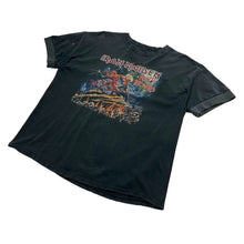 Load image into Gallery viewer, Iron Maiden Run To The Hills Ringer Sleeve Tee - Size L/XL
