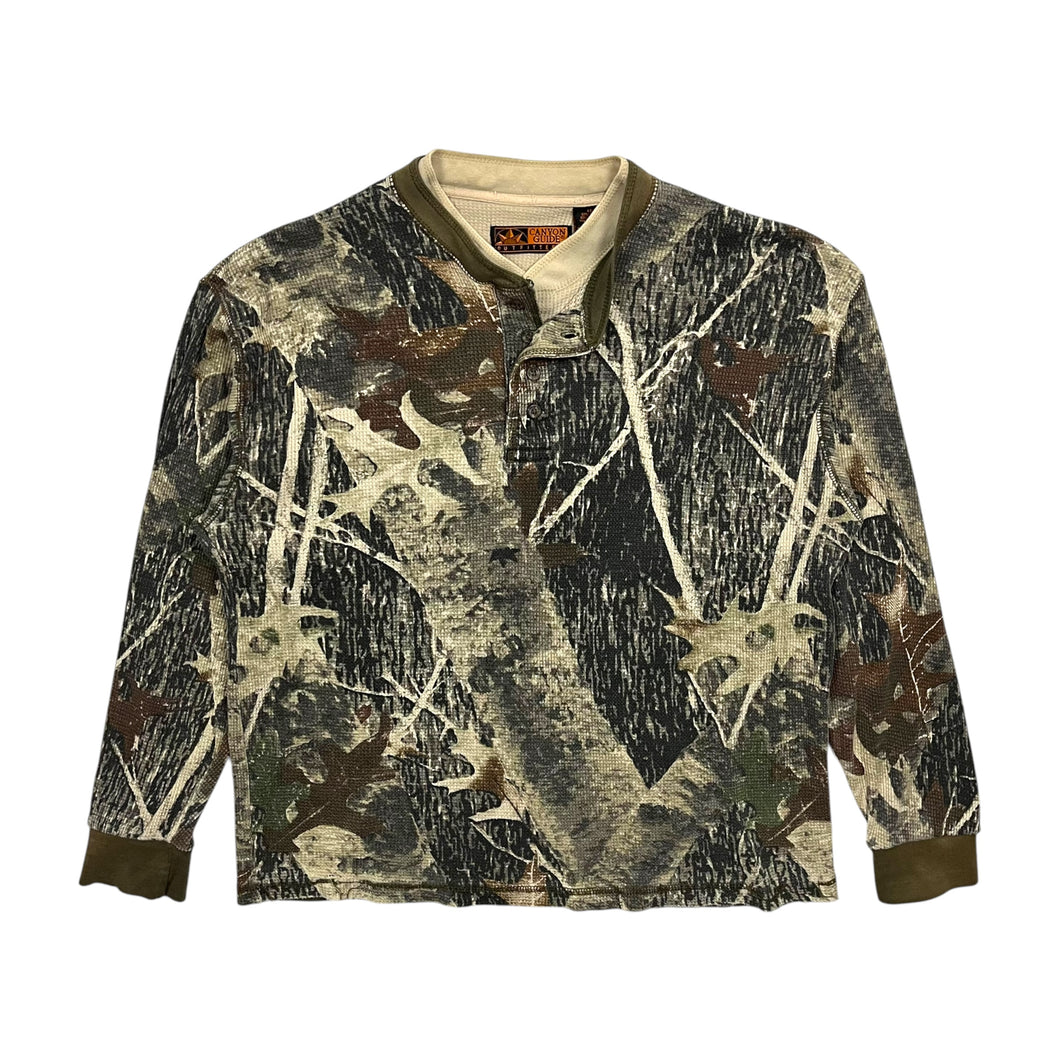 Realtree Camo Raglan Thermal Longsleeve - Size M/L