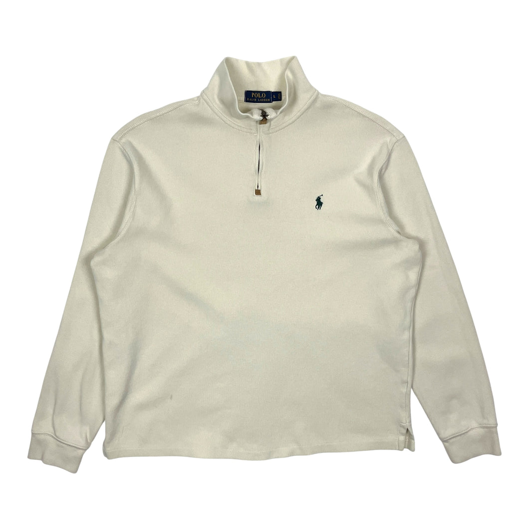 Polo By Ralph Lauren Quarter Zip Pullover Sweatshirt - Size L/XL