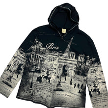 Load image into Gallery viewer, Women’s Jess &amp; Jane Paris Scene All Over Print Zip Up Hoodie - Size XL
