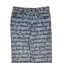 Load image into Gallery viewer, Supreme Jacquard Fat Tip Denim Jeans - Size 32"
