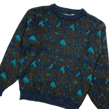 Load image into Gallery viewer, 1986 Abstract Wool Blend Knit Sweater - Size M/L
