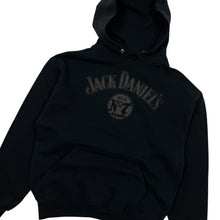 Load image into Gallery viewer, Jack Daniels Whiskey No. 7 Leather Patched Hoodie - Size M
