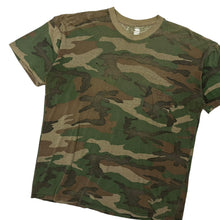 Load image into Gallery viewer, Distressed US Army Paper Thin Woodland Camo Tee - Size XL
