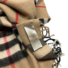 Load image into Gallery viewer, Burberry Nova Check Cashmere Scarf - O/S
