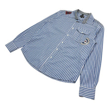 Load image into Gallery viewer, Napapijri Striped Button Up Dress Shirt - Size L
