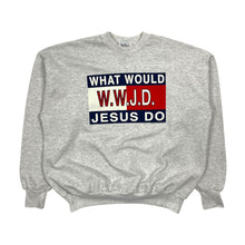 Load image into Gallery viewer, What Would Jesus Do Crewneck Sweatshirt - Size L/XL
