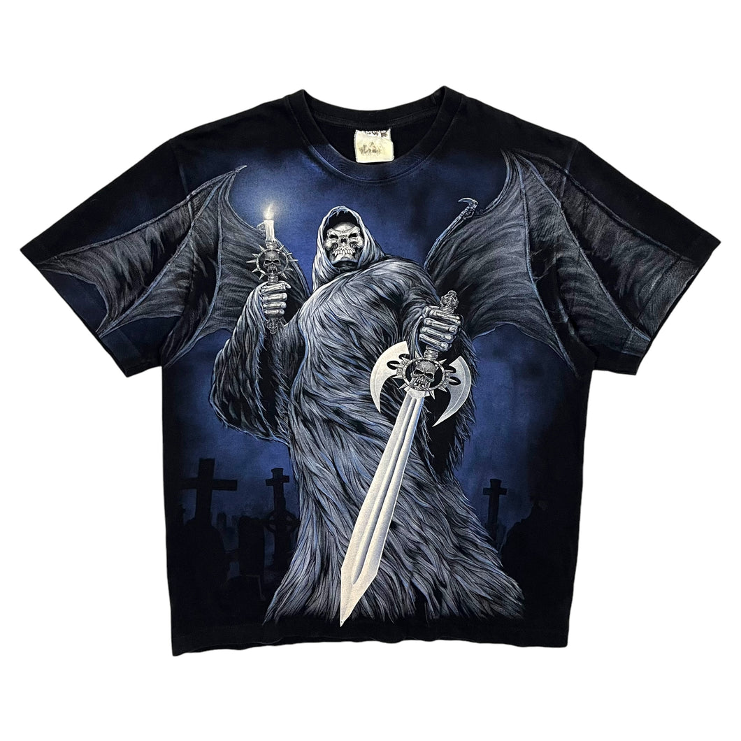 Rock Eagle Angel Of Death All Over Print Tee - Size M/L